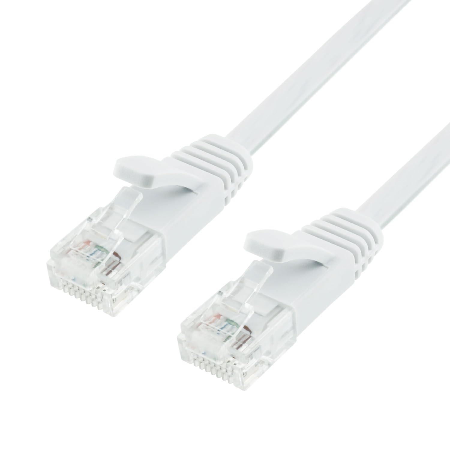 Horik LAN Cable UTP Category 6A Flat 10m White LC100-039FW