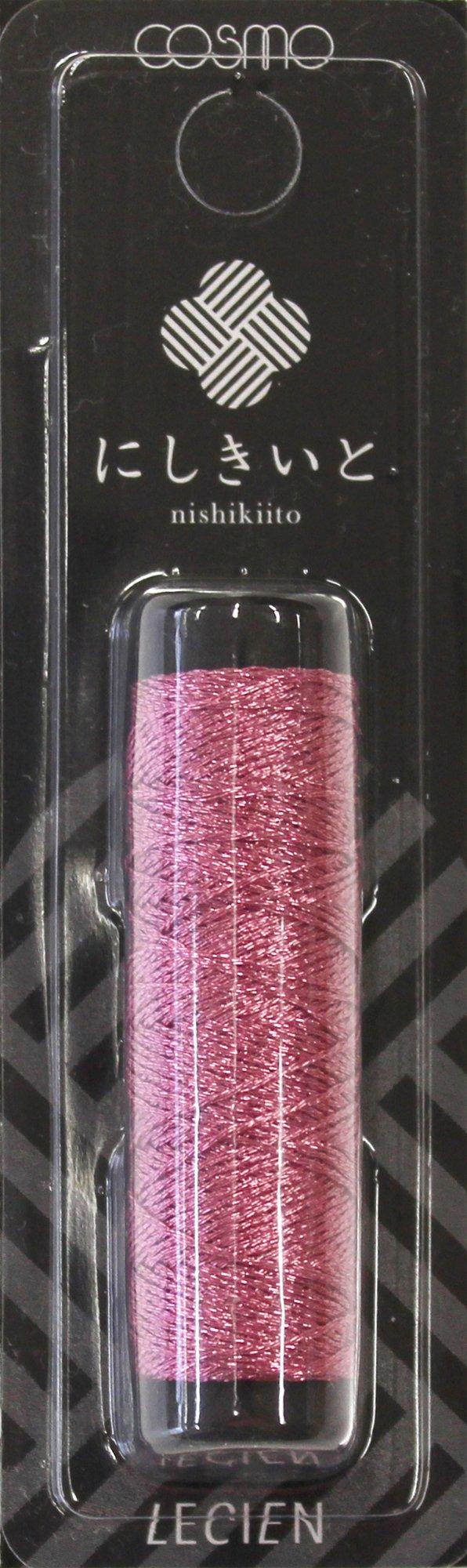 LECIEN Nishiki Ito Lame Embroidery Thread 20m Roll col.12 Pink