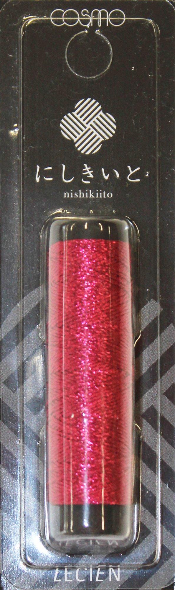LECIEN Nishiki Ito Lame Embroidery Thread 20m Roll col.13 Rose Pink