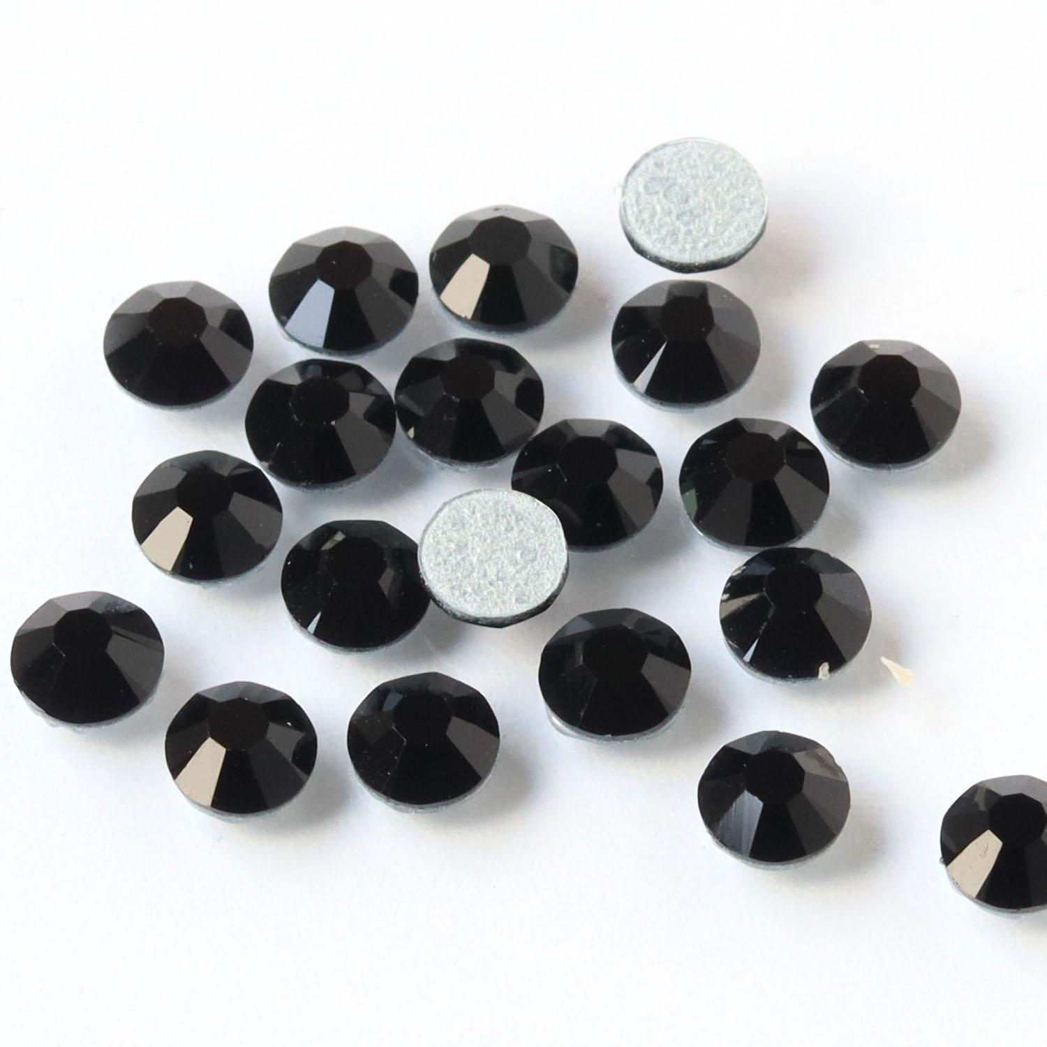 NBK Preciosa Rhinestone Bond Adhesive SS20 144-Piece Pack Jet P2028SS20-23980L