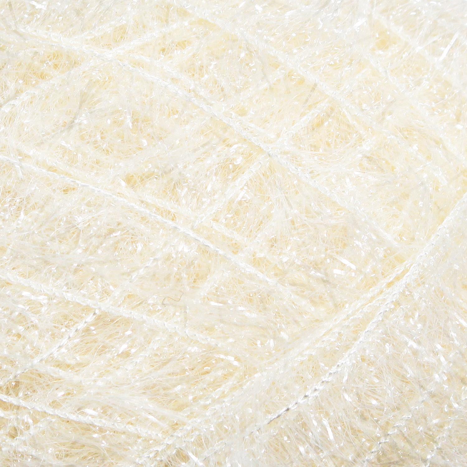 Knit Wit Korean Eco Scrub Yarn Bubble Foret - 90g × 4 balls of same color Cream Vanilla (Cream Vanilla) KNW-BFP48