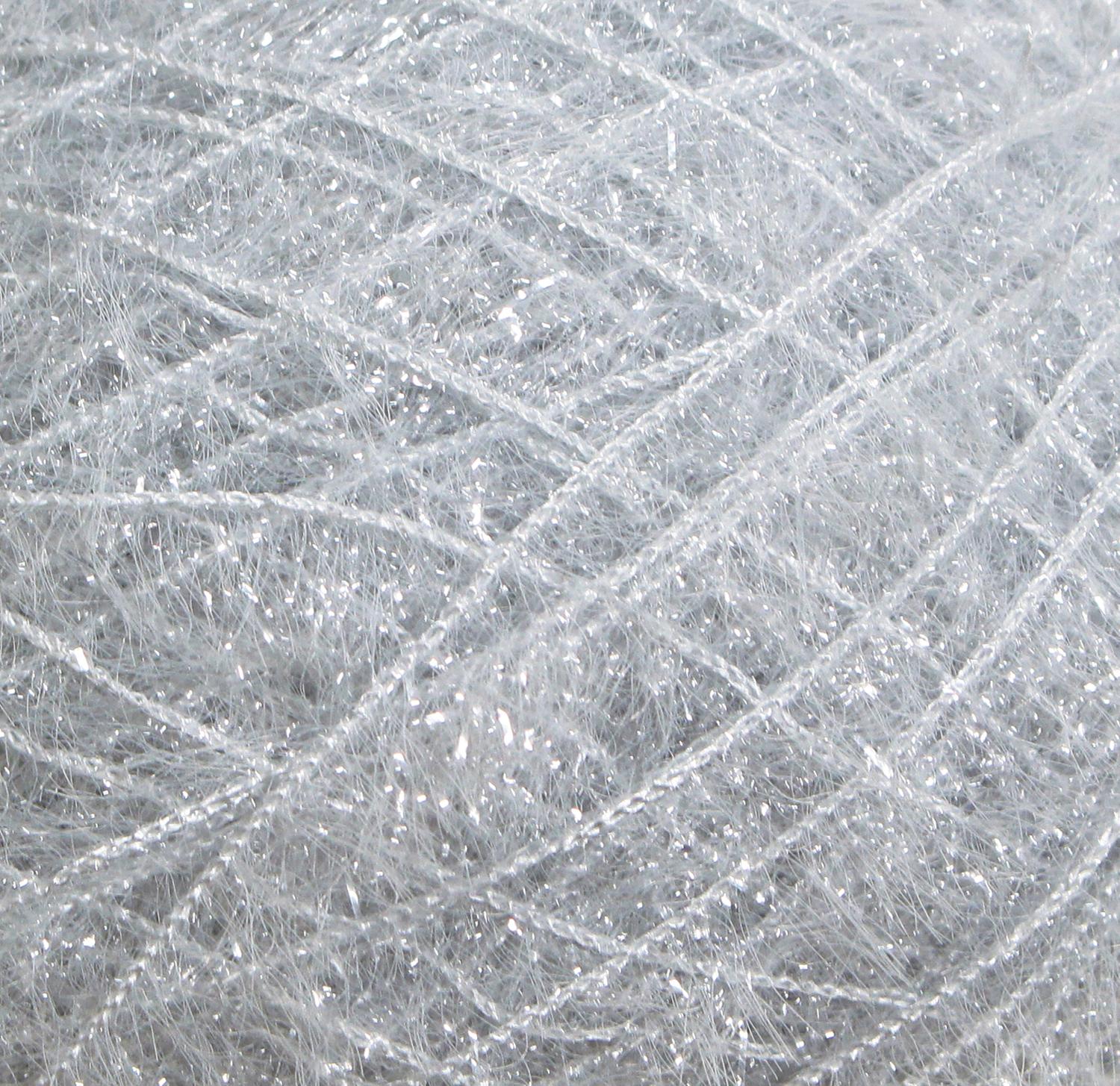 Knit Wit Korean Eco Scrubber Yarn bubble foret-Bubble Foret- 90g × 4 skeins of same color Silver (Silver) KNW-BFP60