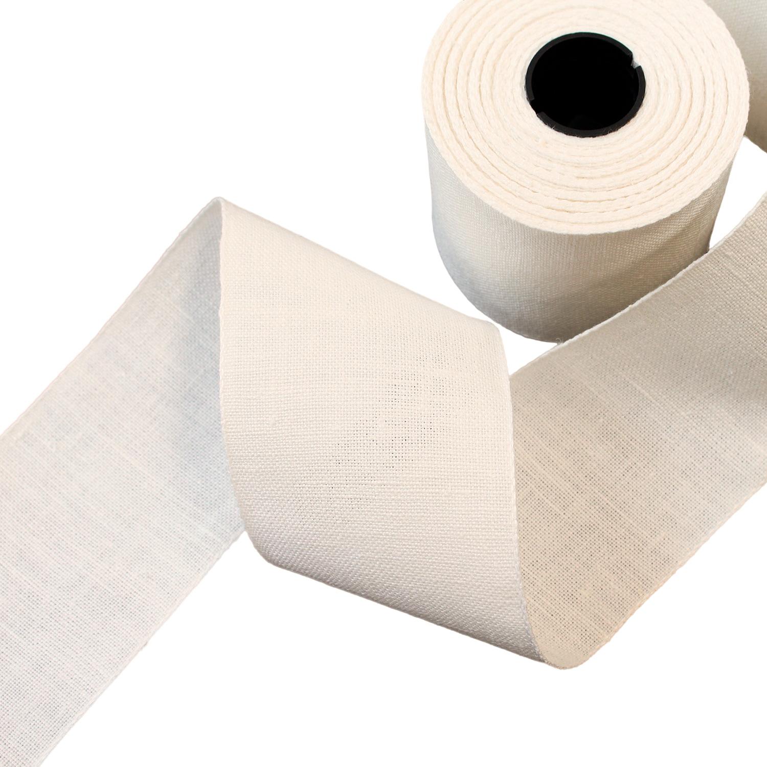 ZWEIGART LINEN BAND Linen Embroidery Tape 8cm 30CT 10m Roll Off-White ZW72022-101 Made in Germany