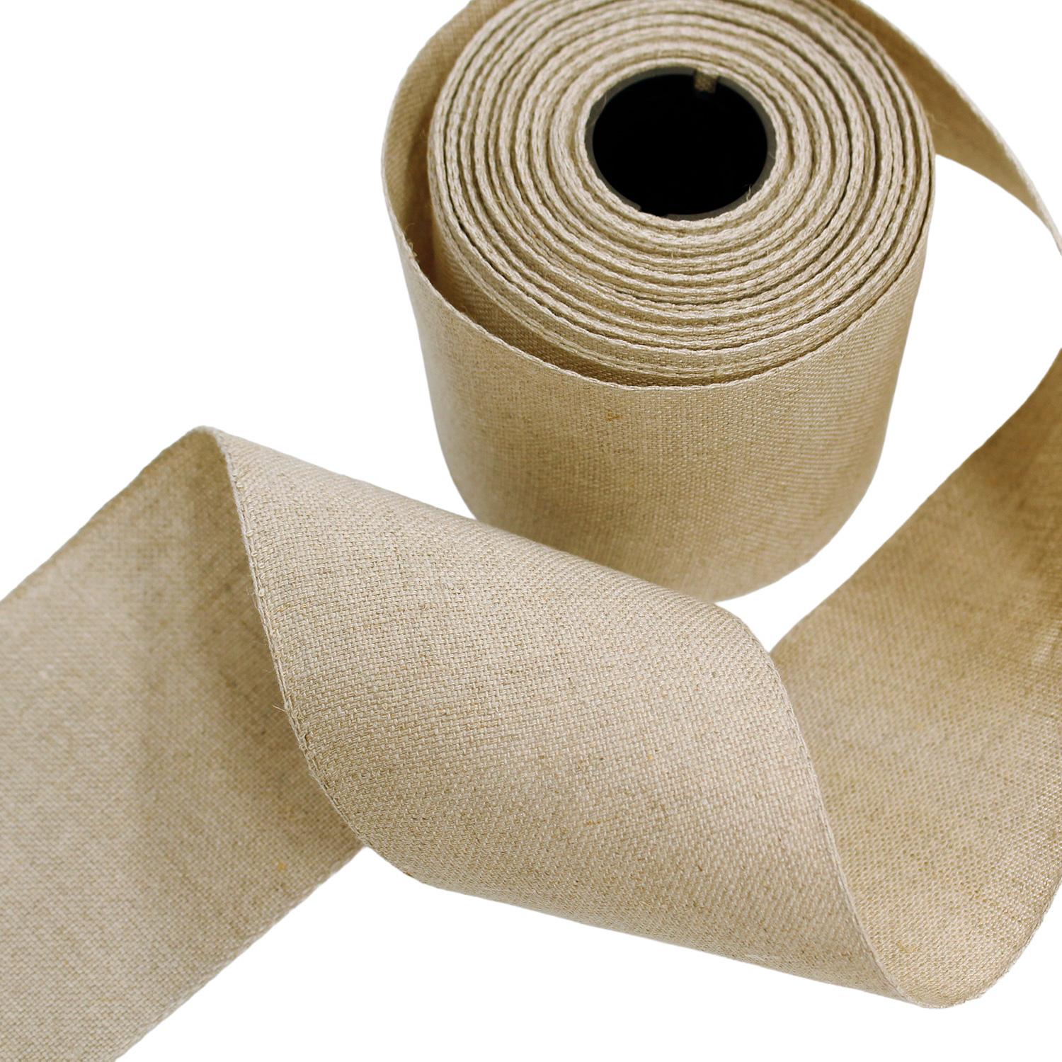 ZWEIGART LINEN BAND Linen Embroidery Tape 8cm 30CT 10m Roll Natural ZW72022-53 Made in Germany