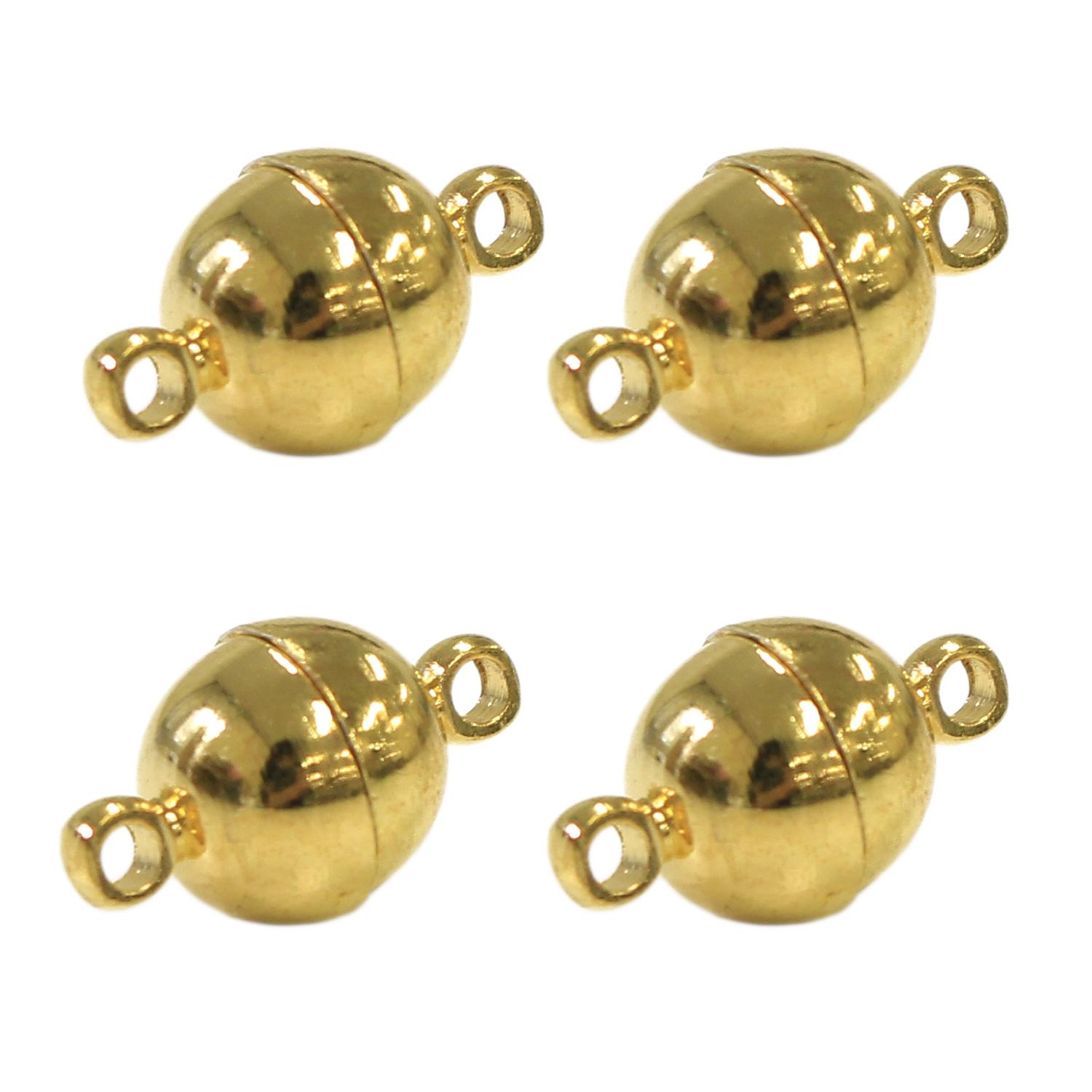 Nippon Chuko Magnet Clasp Ball Large 4-Piece Set Gold A12-514G