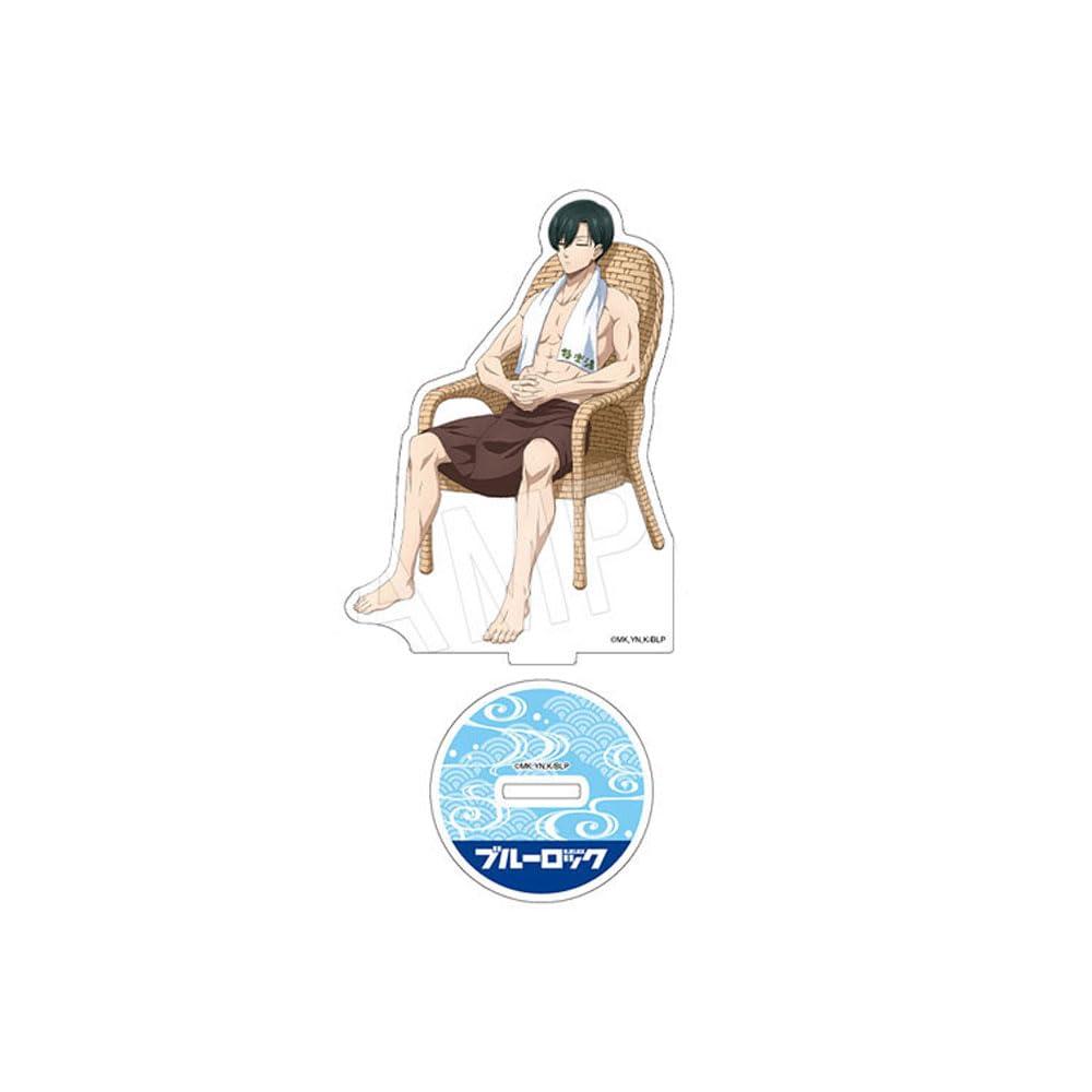 Blue Lock Acrylic Figure Stand Bath Ver. Rin Itoshi
