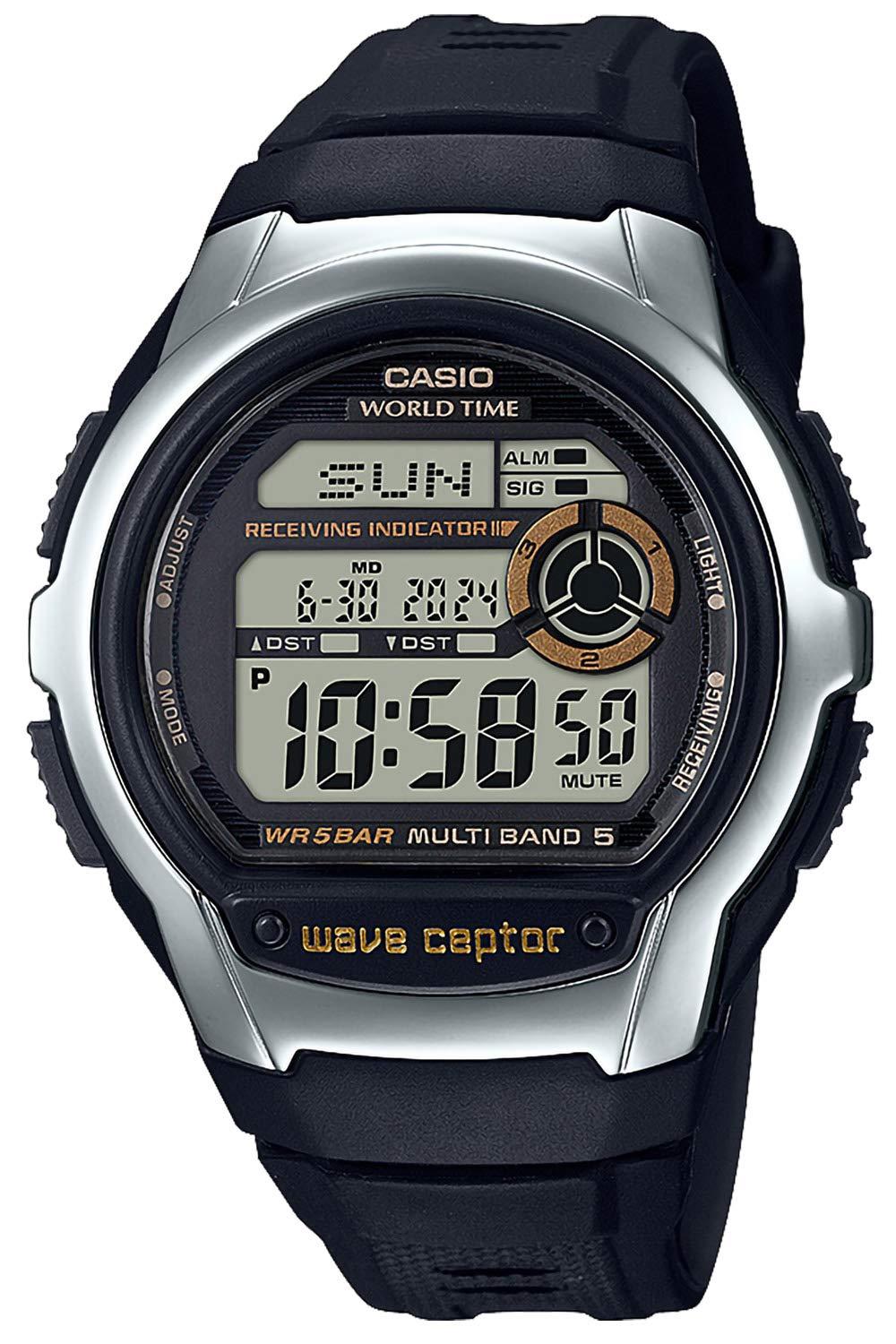 [CASIO] Waveceptor Radio-Controlled Watch Super Illuminator Type (High-Brightness LED Light) WV-M60R-9AJF Men's Black