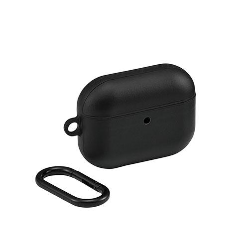 ELECOM AirPods Pro 3 Smooth Touch Case Compatible with MagSafe Charging Smooth, comfortable-to-hold texture Black AVA-AP07PLCBK