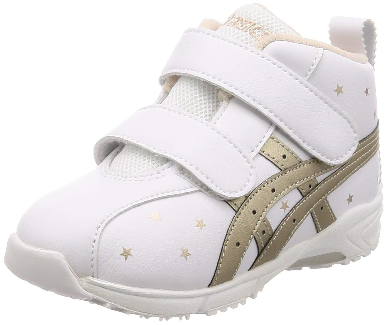 [Sukusuku] Baby Shoes Mid-Cut White/Champagne Gold 004 13.0 cm