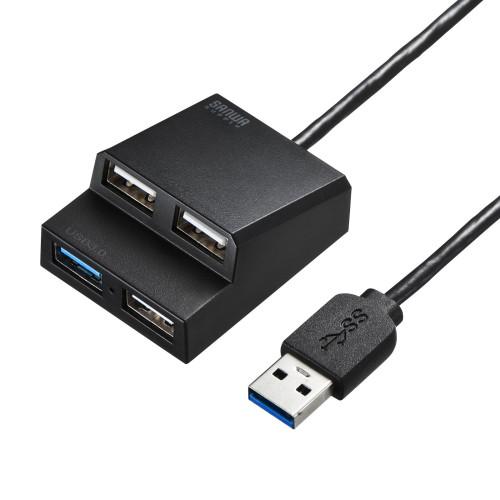 [4-Port] USB 2.0 Hub (Extension Cable / 0.5m)