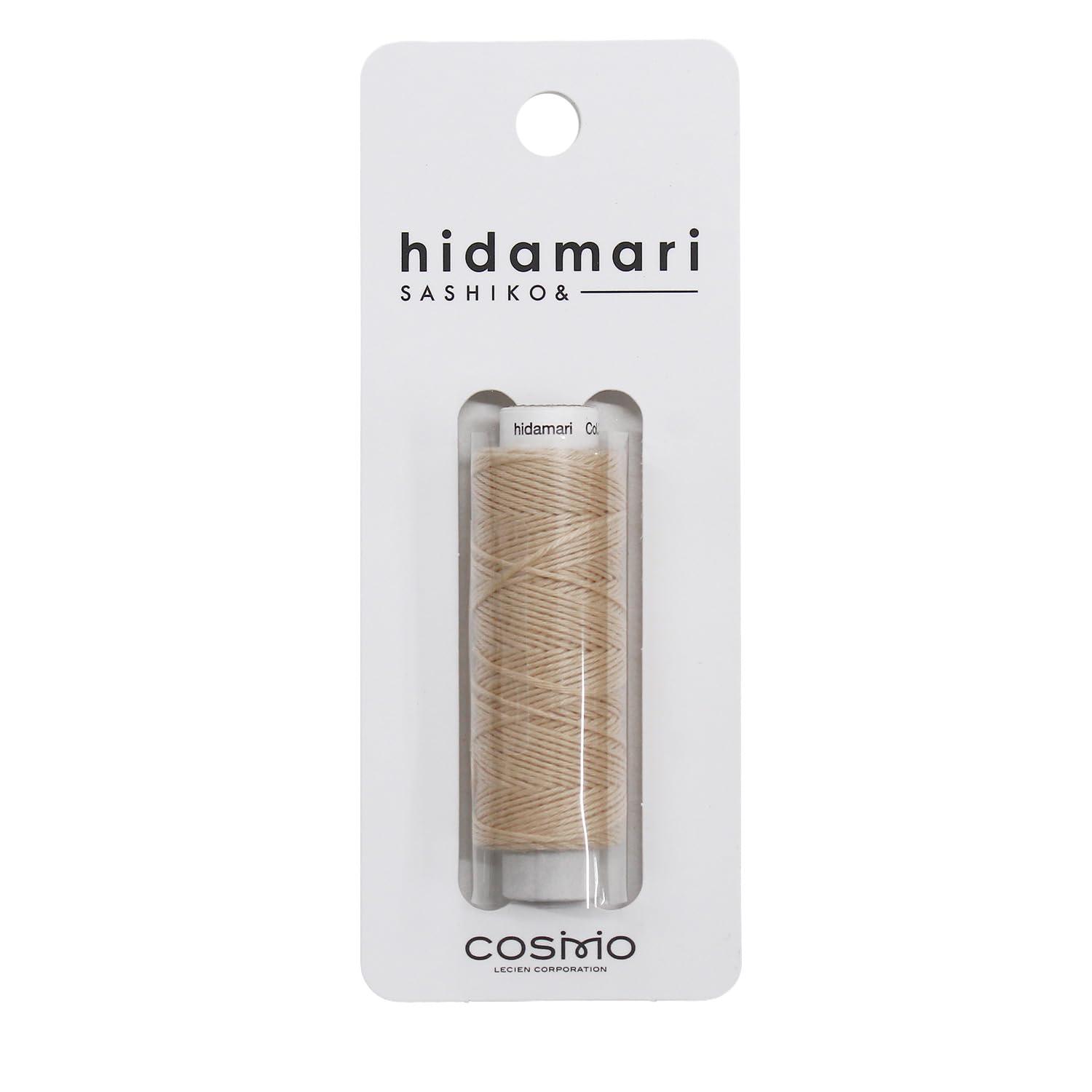 LECIEN Hidamari Sashiko Thread Approx. 30m Solid Color Milk Tea CS122301-33