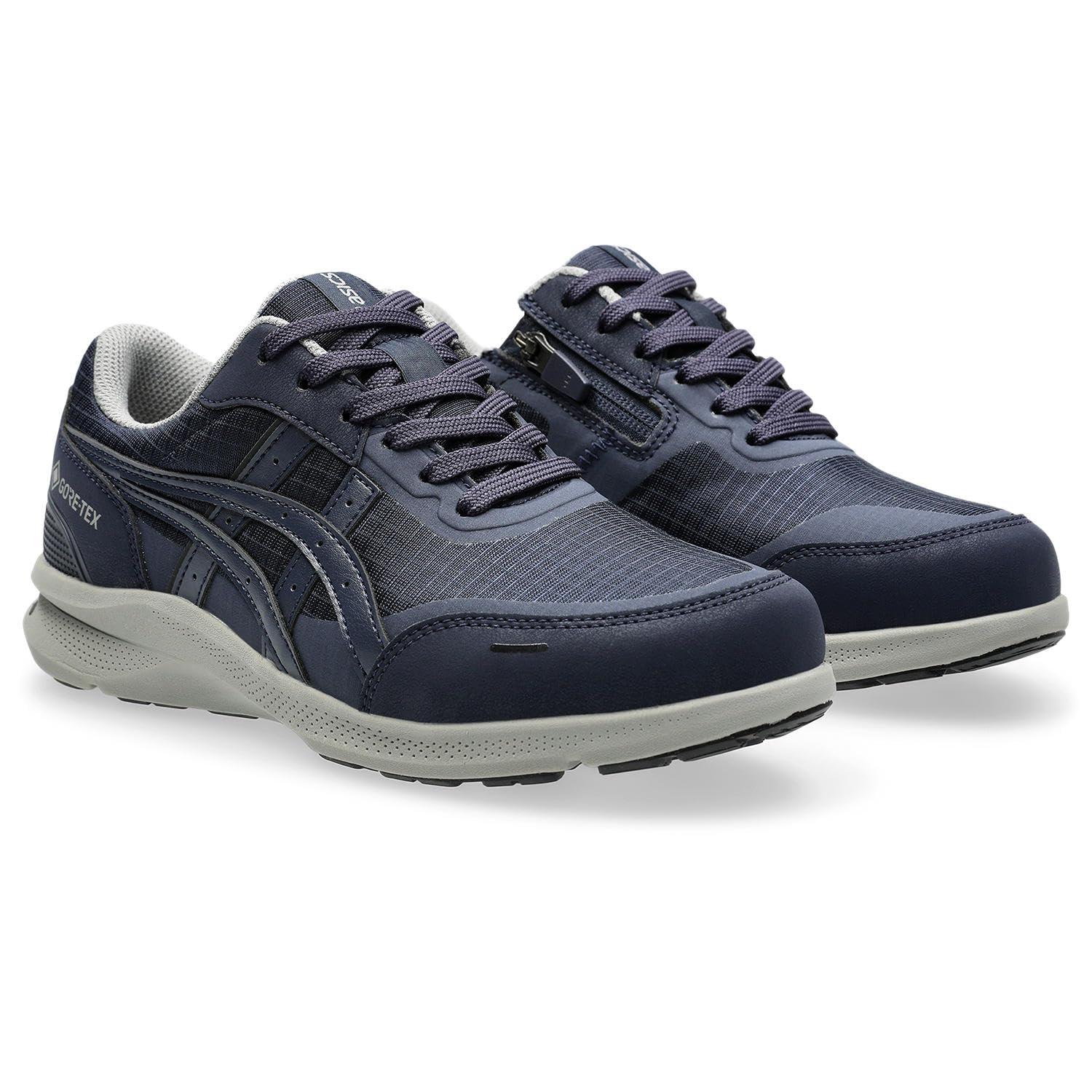 [Wellness Walker] Walking Shoes ASICS Walking GORE-TEX Waterproof Barefoot Walker with Zipper Women's Navy Blue/Navy Blue 400 24.5 cm
