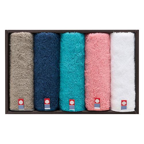 Imabari Towel Grace Fergana Towel Handkerchief 5P Set Approx. 22×22cm Smooth texture, lightweight, excellent absorbency C7046105