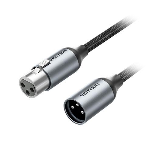 VENTION Microphone Cable XLR Male to XLR Female 3m Gray BK-1498