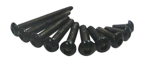 M3 Hex Button Screw 8mm Black (10)
