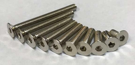 M3 Hex Socket Screw 16mm Nickel Chrome (10)