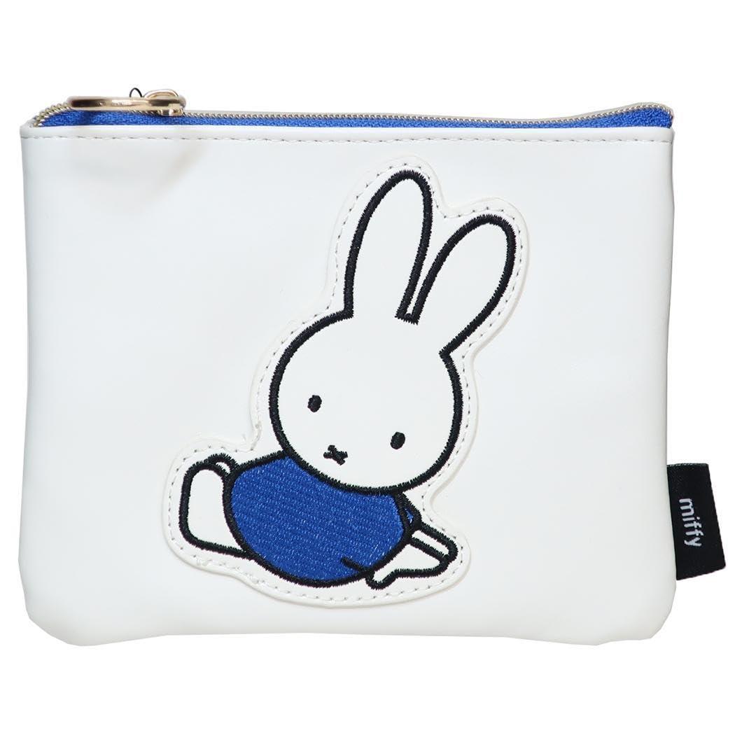 miffy PATCH Mini Flat Pouch / Bruna BL