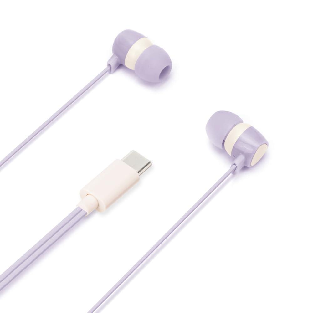 Premium Style USB Type-C Connector Stereo Earphones Canal Type PG-SECE3PP5