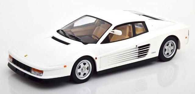 KKDC180502 KKscale 1/18 Ferrari Testarossa Monospecchio 1984 US Version White (Reissue)