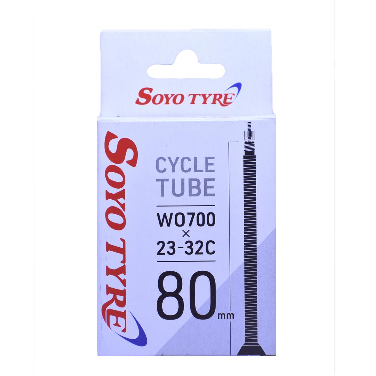 Bicycle Tube 700×23-32C Presta Valve 80mm