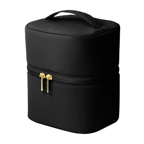 Rise Creation Vanity Pouch Vertical Long Pursuing Usability L Size Black R0477-G-L