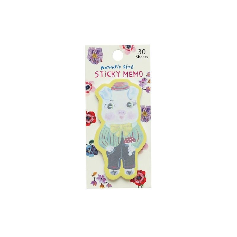 Nathalie Lete Mini Sticky Memo Pig/511253