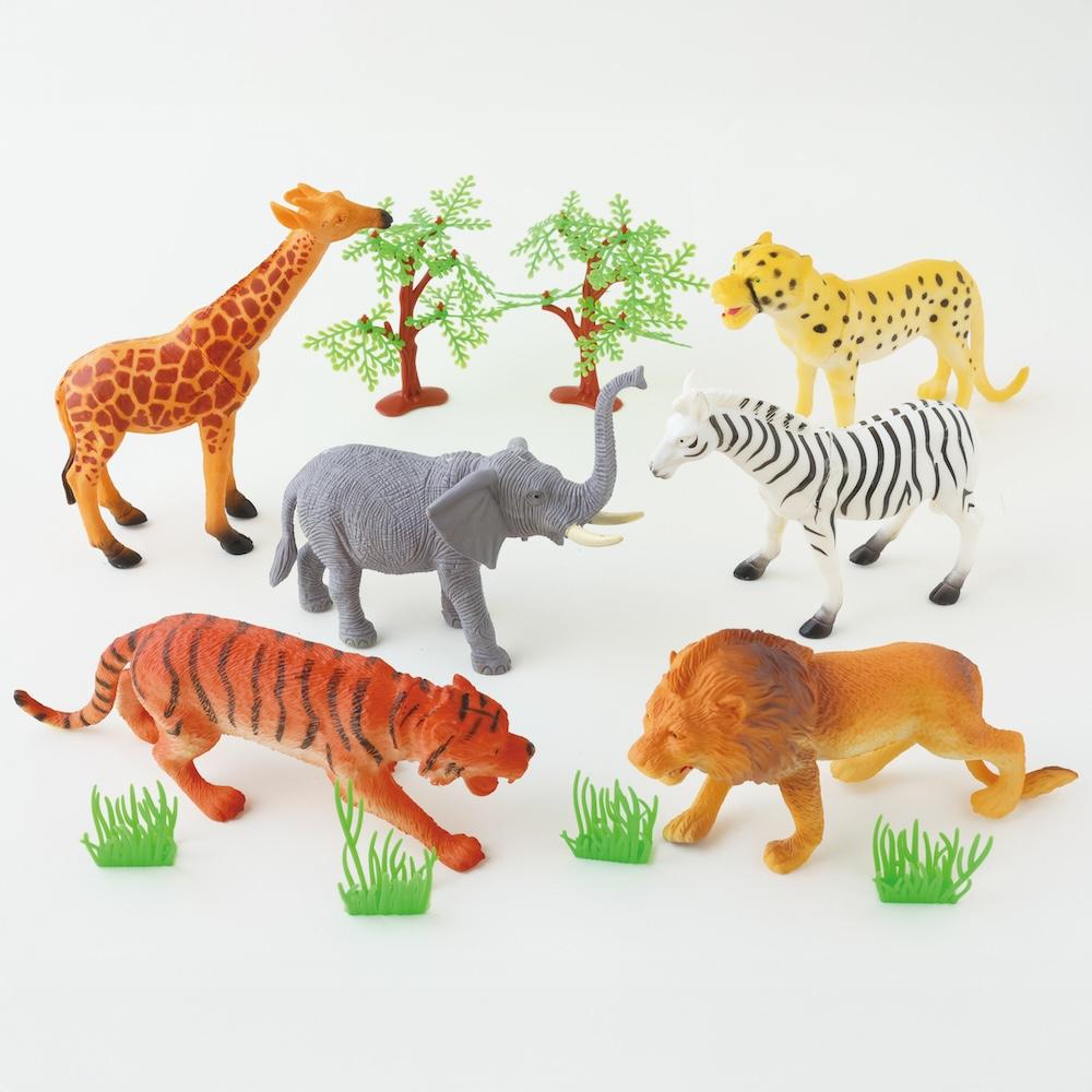 yao Figure/Wild Animals 6pcs-A