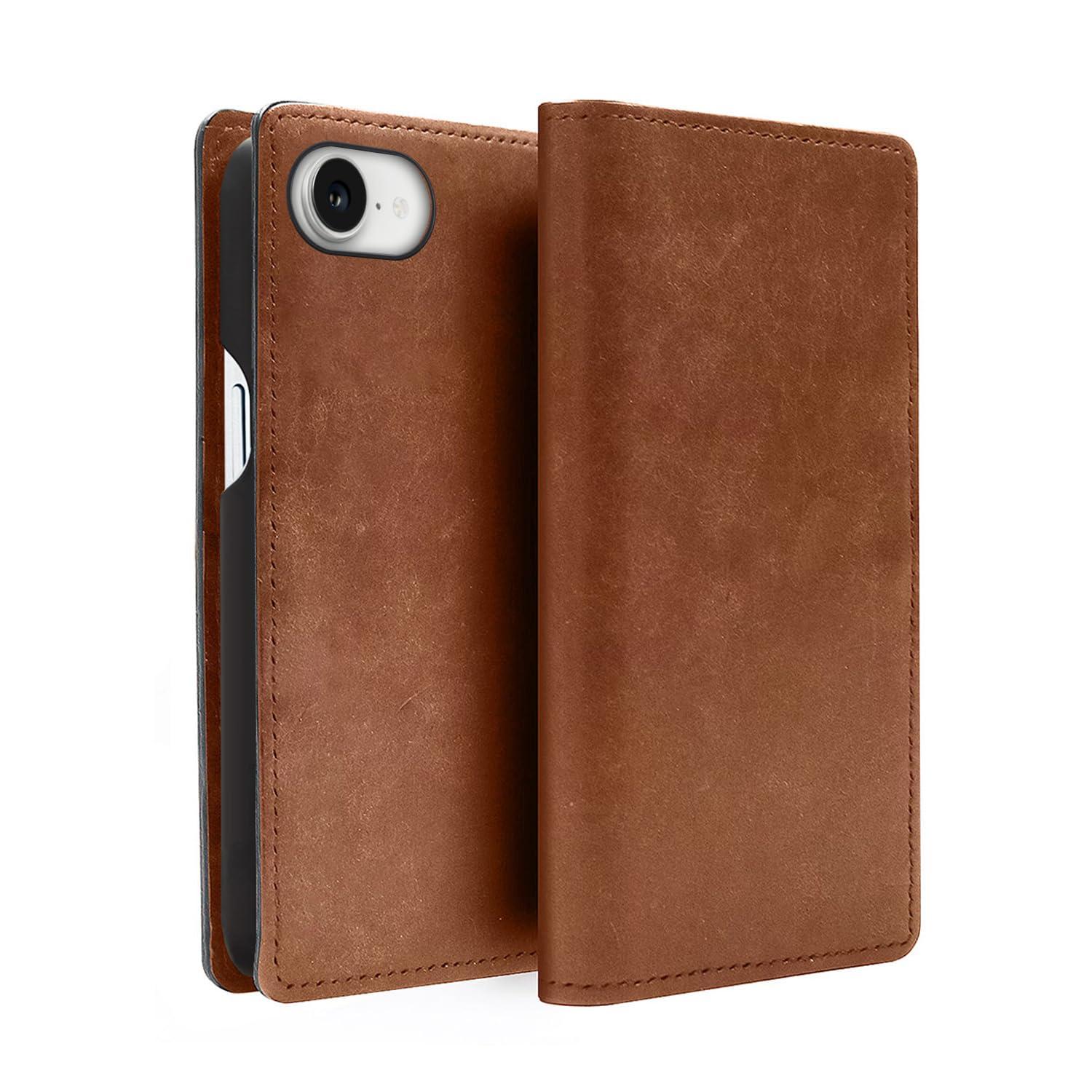 ABBI SIGNATURE MARGOT Italian Leather Case MagSafe Compatible for iPhone 16e Brown ABS27511i16E