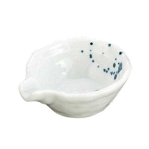 Yamaco Yumi Commercial Use White Glazed Sake Cup with Small Side Bowl yamaco29013X5