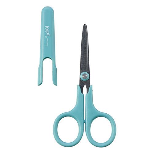 Reimei Fujii Kept Fluorine-Coated Scissors Compact and Portable Mini Scissors Fjord Green KP4FGX5