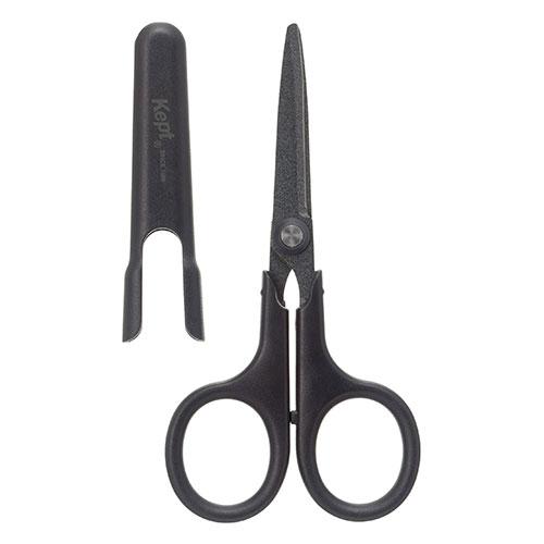 Reimei Fujii Kept Fluorine-Coated Scissors Compact and portable mini scissors Sumiblack KP4BX5
