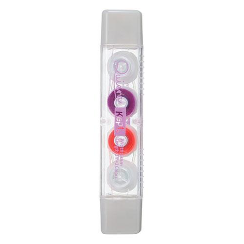 Reimei Fujii Kept Kiera Erasable Highlighter Smooth Straight Tape Type Purple & Pink KP1319X5