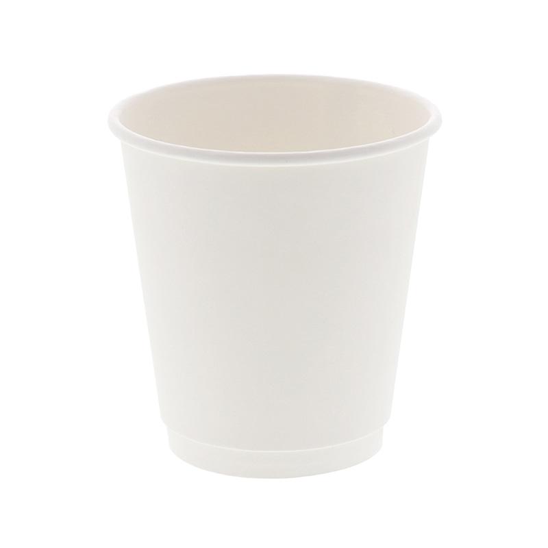 HEIKO Paper Cups Double-Wall Insulated Cups 10 oz. Diameter 90mm White 25 per bag