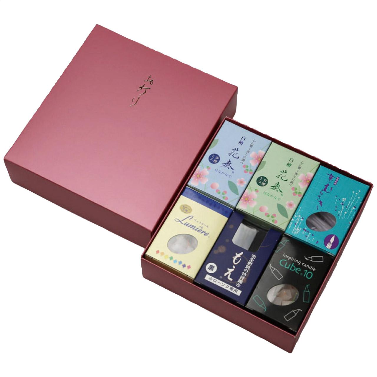Candle Holder, Candle, and Incense Set (6 Boxes) 300-81