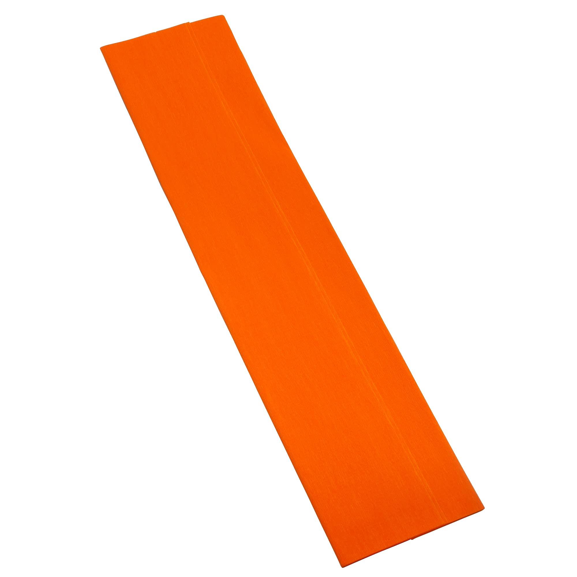 Matsumura Kogei Enjoy Crepe Paper Single Sheet 2-Pack Approx. 50×100cm Tangerine 814-1-3