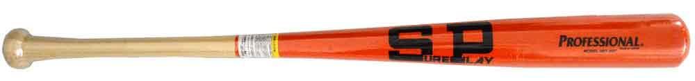 SURE PLAY Hardball Bamboo Bat Color Hardball Wooden Bat 22SS (SBTB97) OR Orange In Stock
