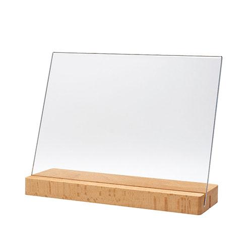 Cruise/Sign Holder 2-Way Wooden Stand A5 Landscape