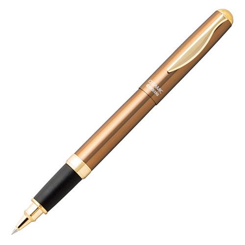 Kyocera Ceramic Ballpoint Pen Stylish body with a premium feel Light touch for smooth writing Brown 22647716