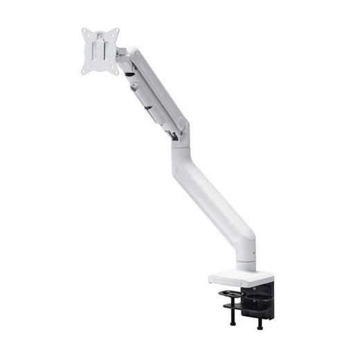 Sanwa Supply Monitor Arm Gas Spring Type Load Capacity 20kg White CR-LAC1406W