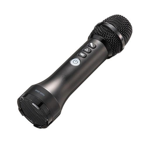 Sanwa Supply Handheld Microphone-Type Portable Amplifier Speaker Bluetooth Compatible 15W Output MM-SPAMP20