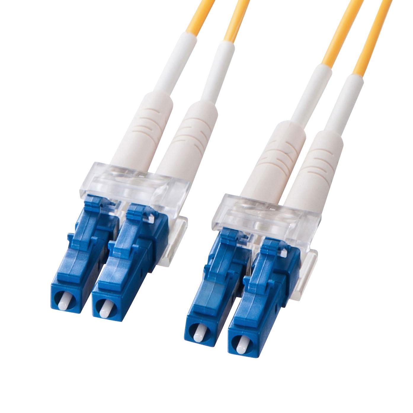 Sanwa Supply Glasses-Type Optical Fiber Cable (Single 8.6μm, LC×2-LC×2, 10m) HKB-LCLC1-10N