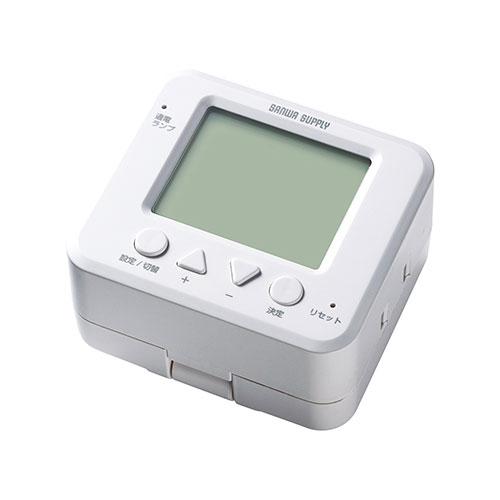 Sanwa Supply Digital Timer Outlet TAP-RT3