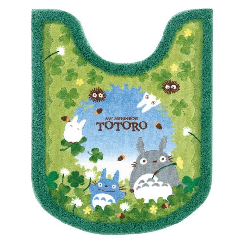 Senko My Neighbor Totoro Blue Sky Acorn Toilet Mat Long Size Approx. 78 x 60cm Green Totoro Made in Japan Antibacterial Deodorant 34756