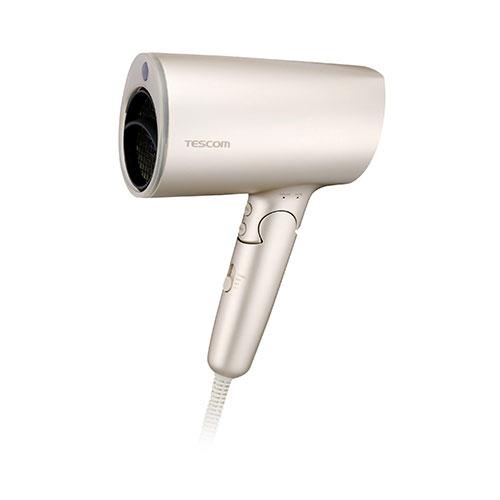 TESCOM Negative Ion Hair Dryer Achieves both quick drying and hair care benefits Gold TD713A-N