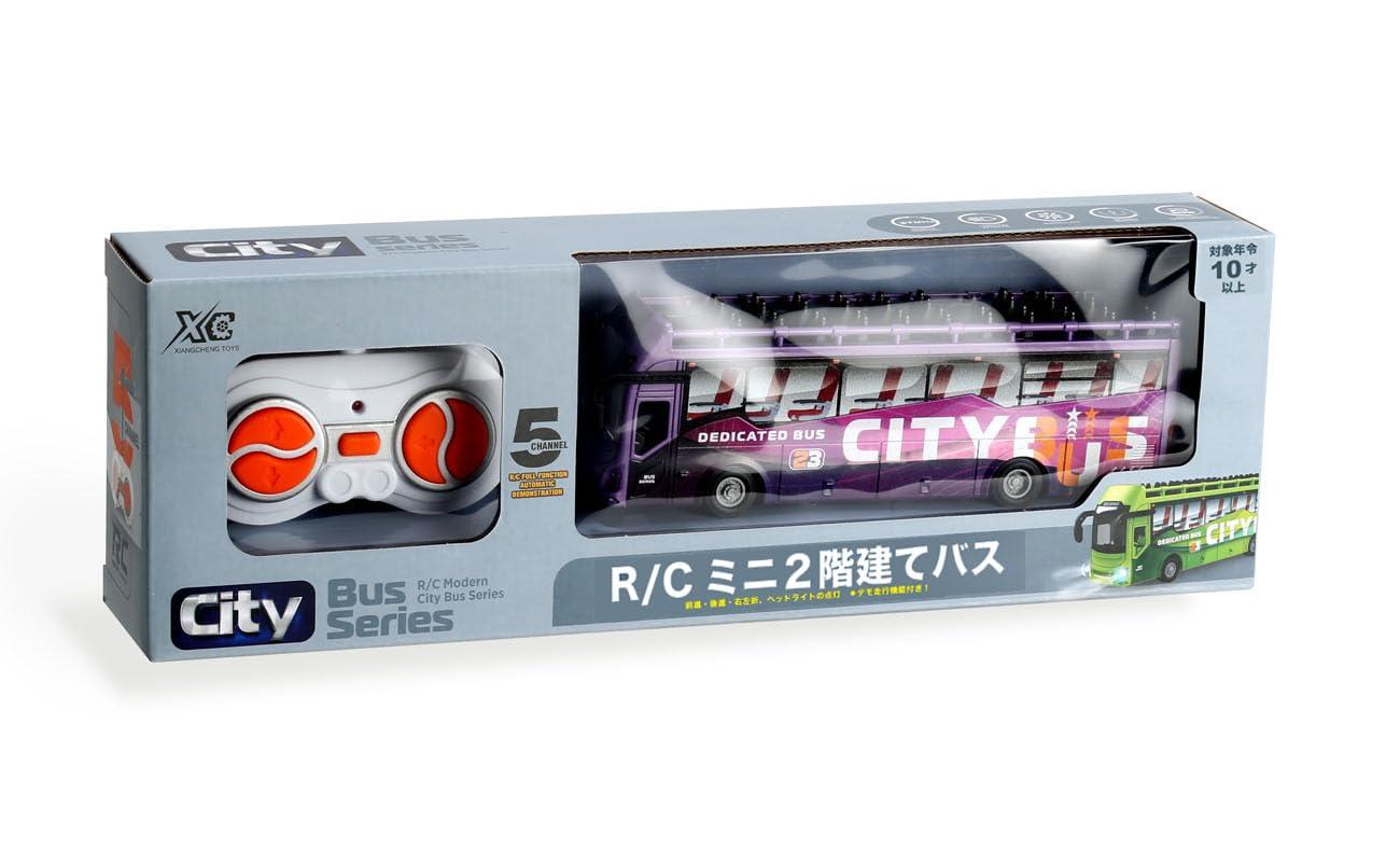 27MHz RC Mini Double-Deck Bus (Purple)