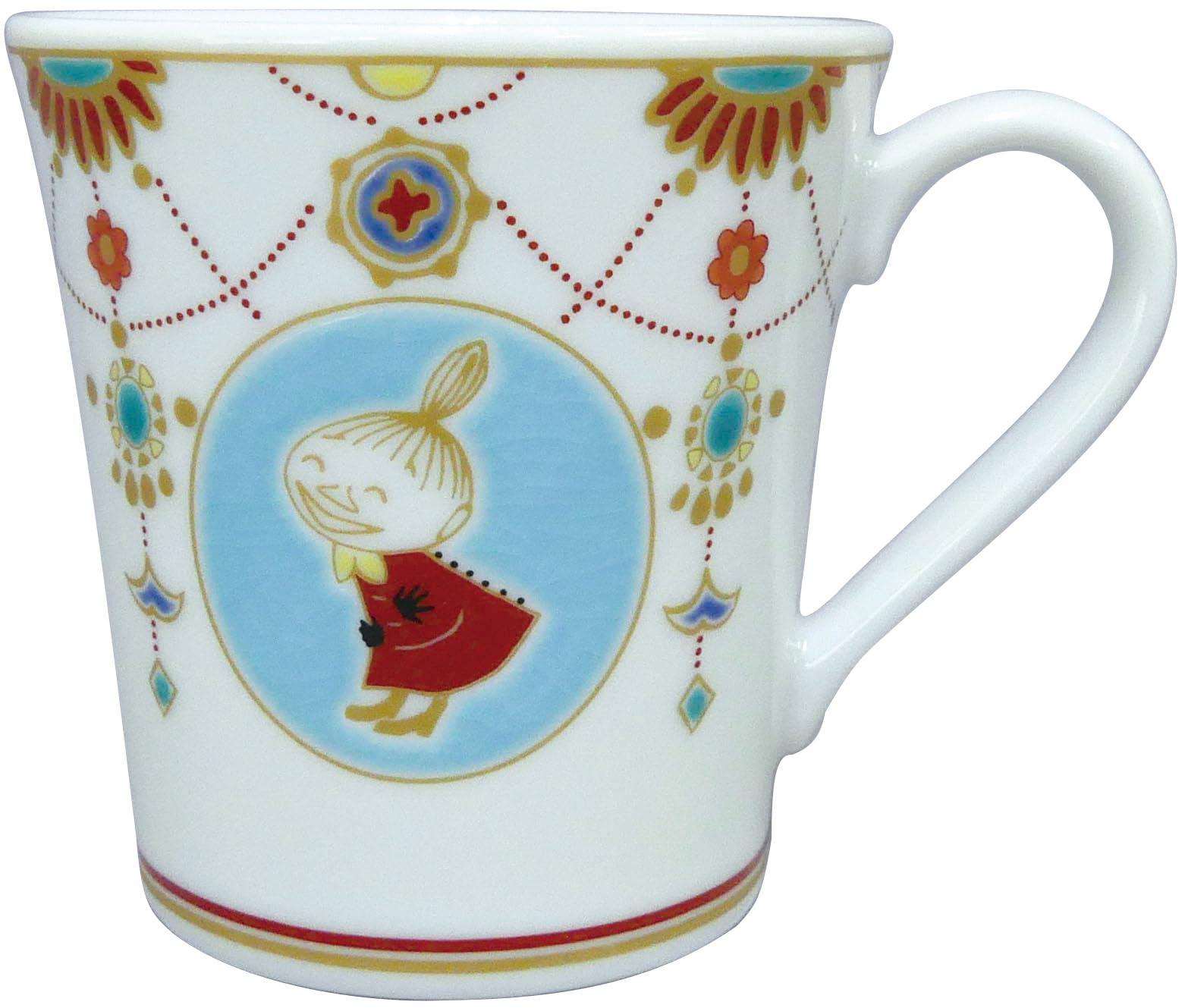 Moomin Mug Kutani Ware: Beaded Ornament Design