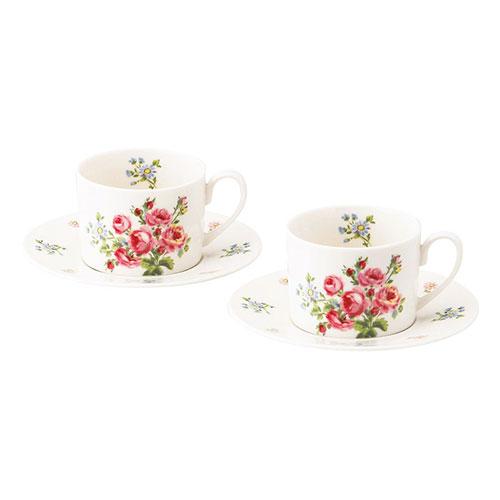 Laura Ashley Bunch of Roses Pair Cup & Saucer K60406618