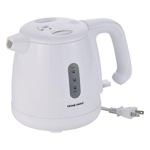 Home Swan Electric Kettle 0.8L White  Tip-Over Leak Prevention Function C7135077