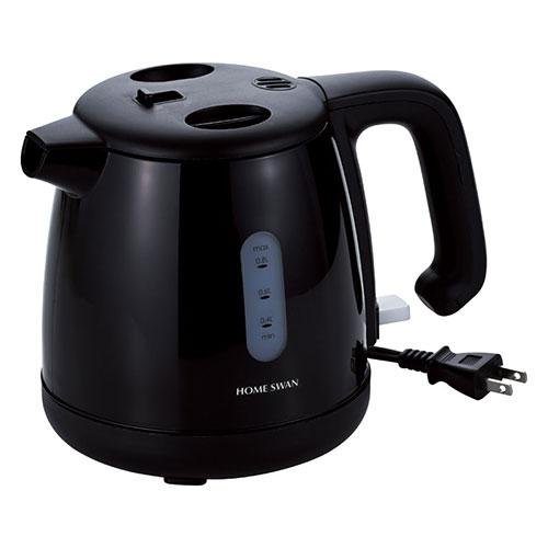 Home Swan Electric Kettle 0.8L Black  Tip-Over Leak Prevention Function C7135084