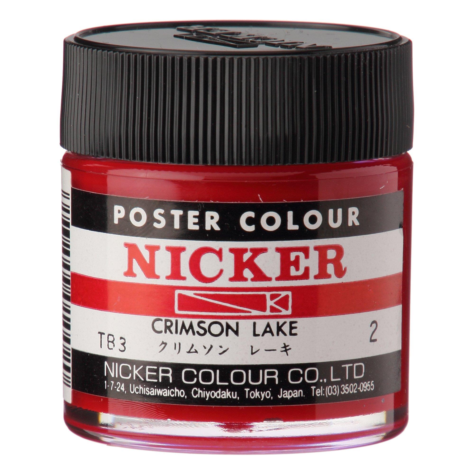 NICKER Poster Color 40ml 2 Crimson Lake